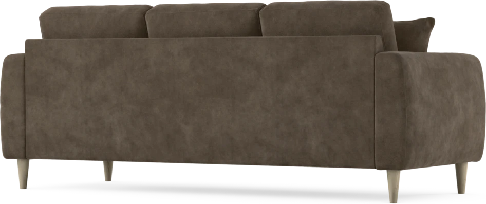Eden - 3-sits soffa - Brun