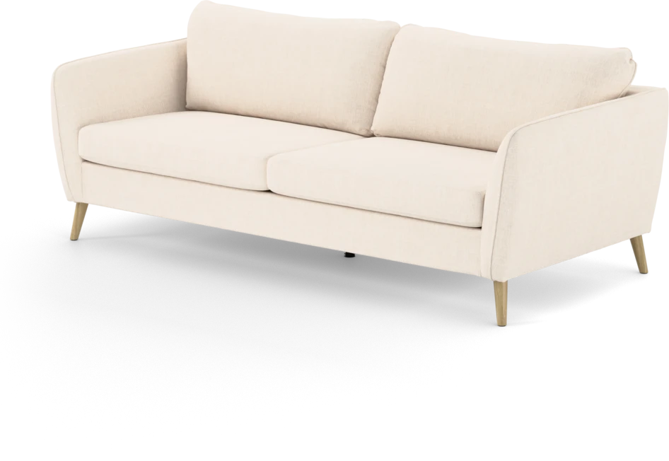 County - 2,5-sits soffa - Vit