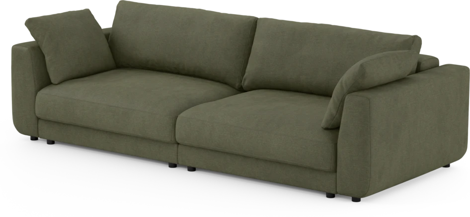 Amie - Bäddsoffa 4-sits - Grön