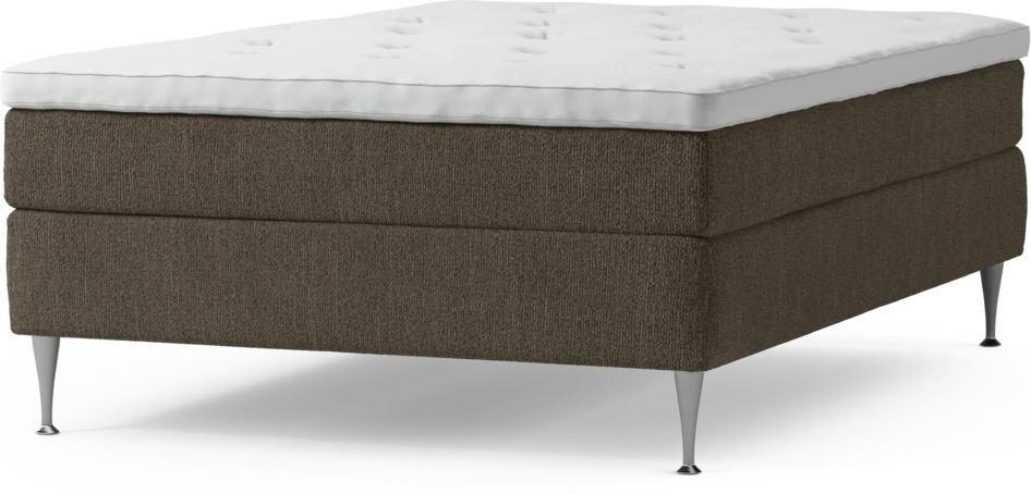 Delux Sense - Kontinentalsäng, enkelsäng 140 cm med bäddmadrass och sängben