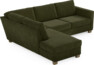 Friday - 2,5-sits soffa med divan vänster - Grön