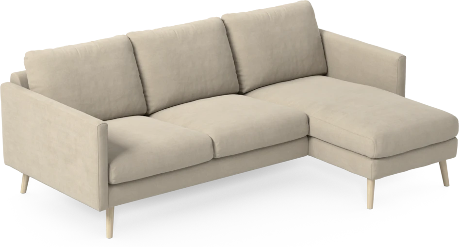 Madison - 2-sits soffa med schäslong höger - Beige