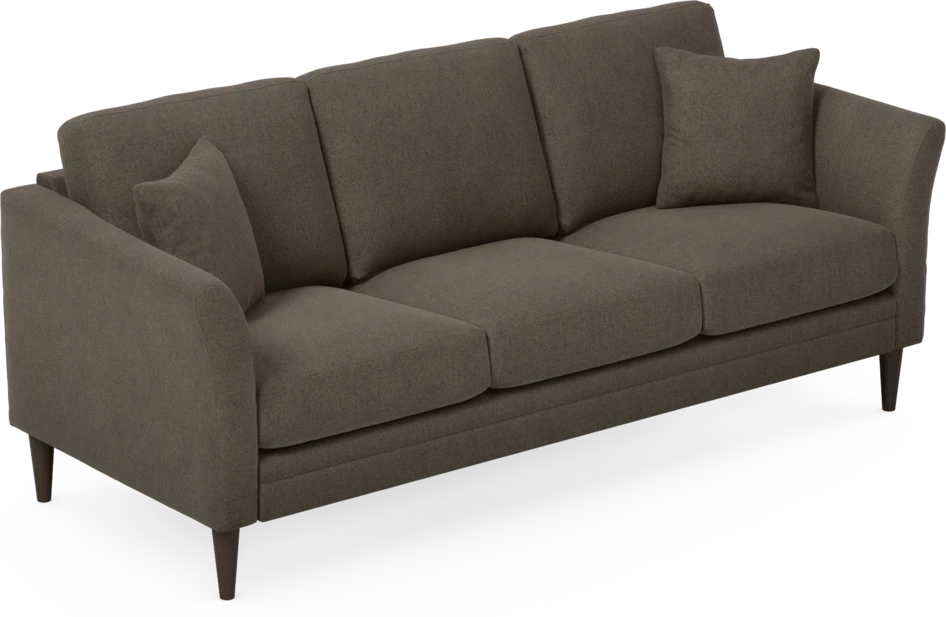 Eden - 3-sits soffa - Brun