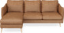 Madison Lux - 2-sits soffa med schäslong vänster - Orange