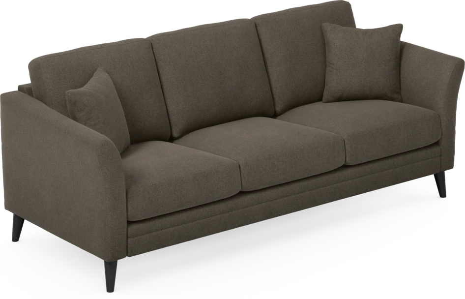 Eden - 3-sits soffa - Brun
