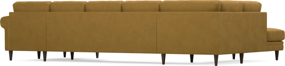 Eden - 3-sits soffa med divan vänster och schäslong höger - Gul