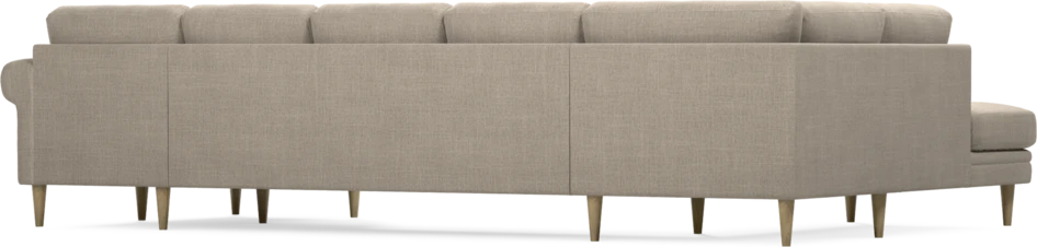 Eden - 3-sits soffa med divan vänster och schäslong höger - Beige