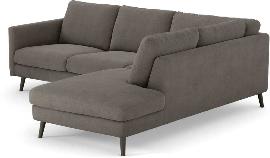 Madison - 2-sits soffa med divan höger - Brun