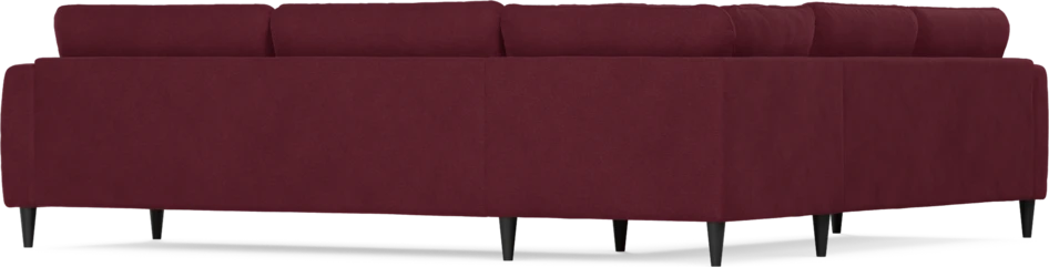 Bridge - Hörnsoffa, 2+3-sits - Röd