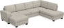Friday - 3-sits soffa med schäslong vänster och divan höger - Beige