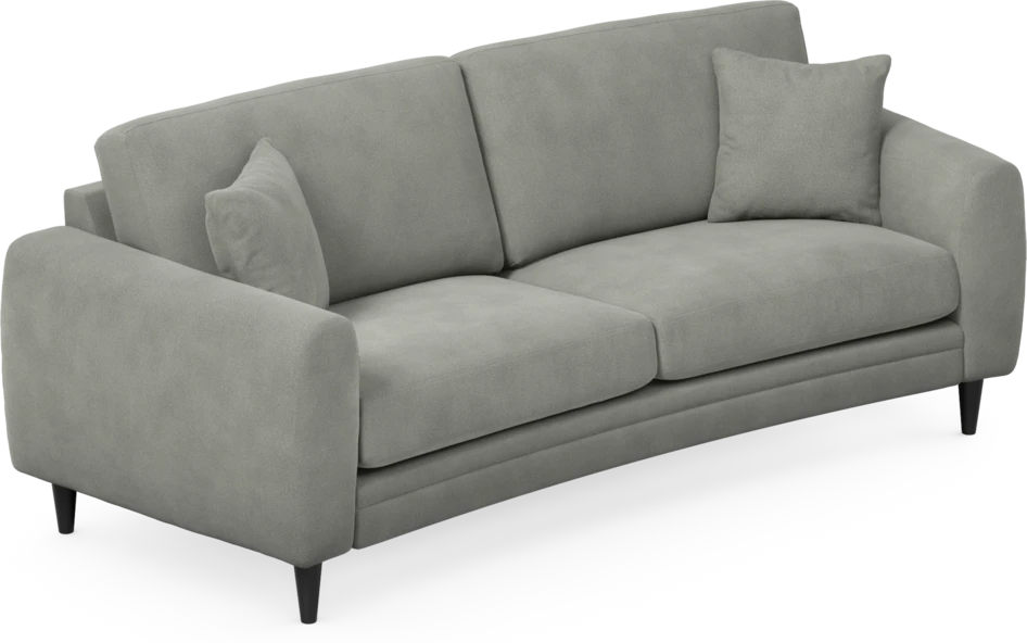 Eden - 2,5-sits soffa svängd - Grå