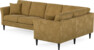 Eden - Hörnsoffa, 3+1-sits - Gul
