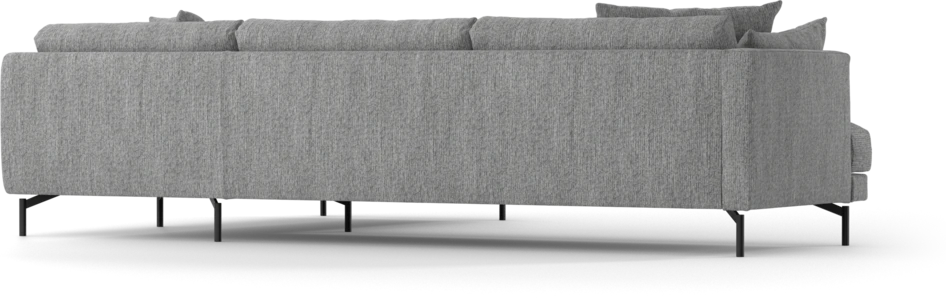 Harper - 3-sits soffa med divan höger - Grå