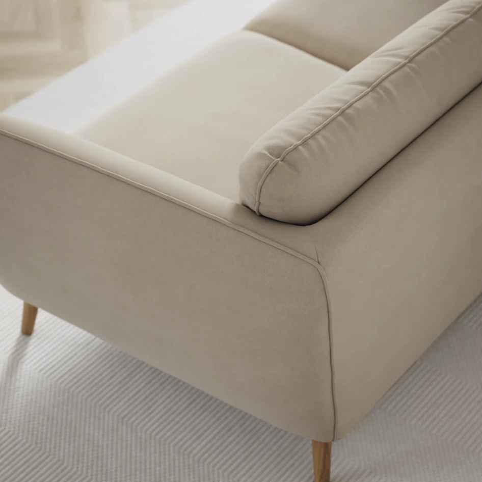 Madison Lux - Hörnsoffa med schäslong höger - Beige