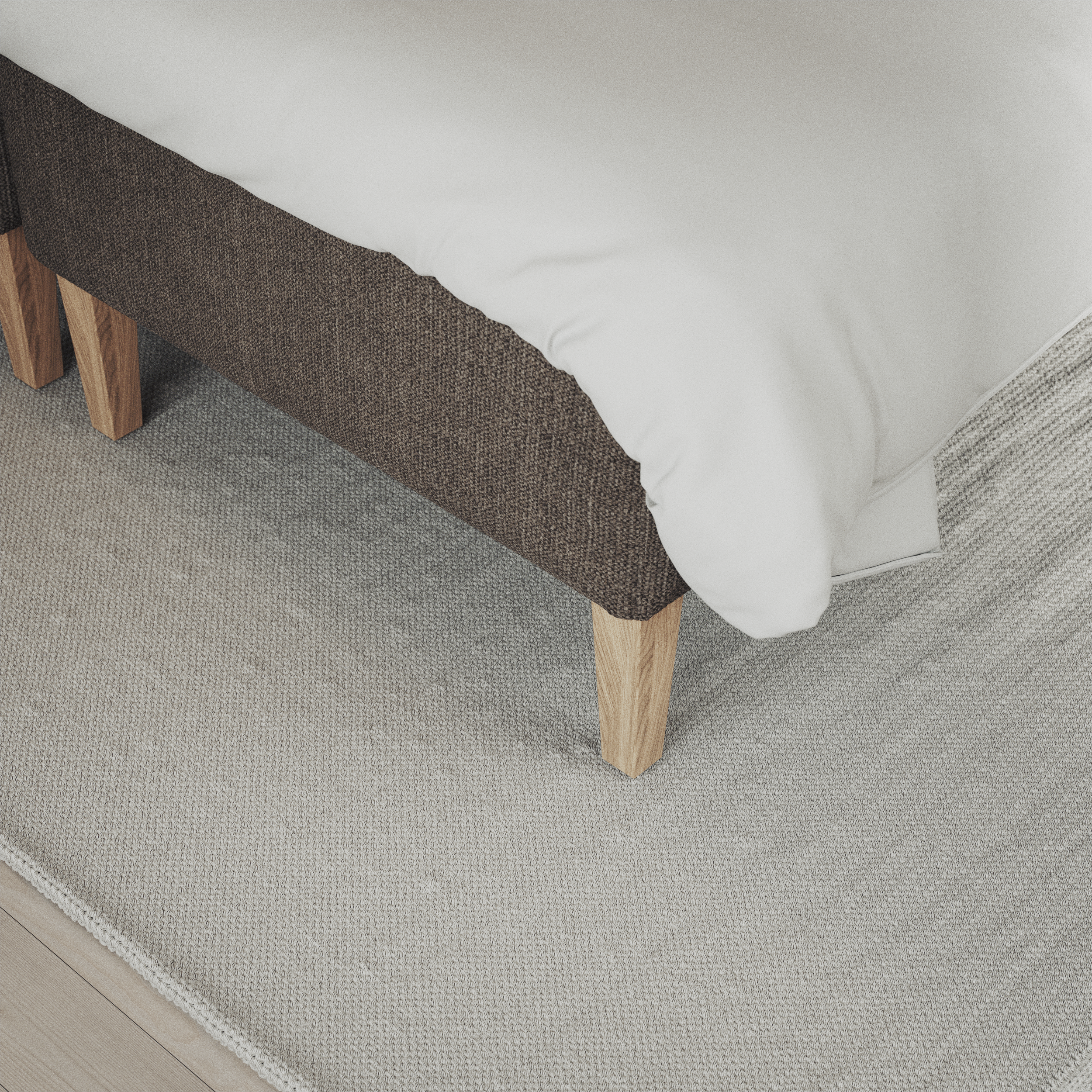 Delux Exclusive - Kontinentalsäng, enkelsäng 140 cm med bäddmadrass och sängben - inspiration