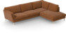 Madison Lux - 3-sits soffa med divan höger - Orange