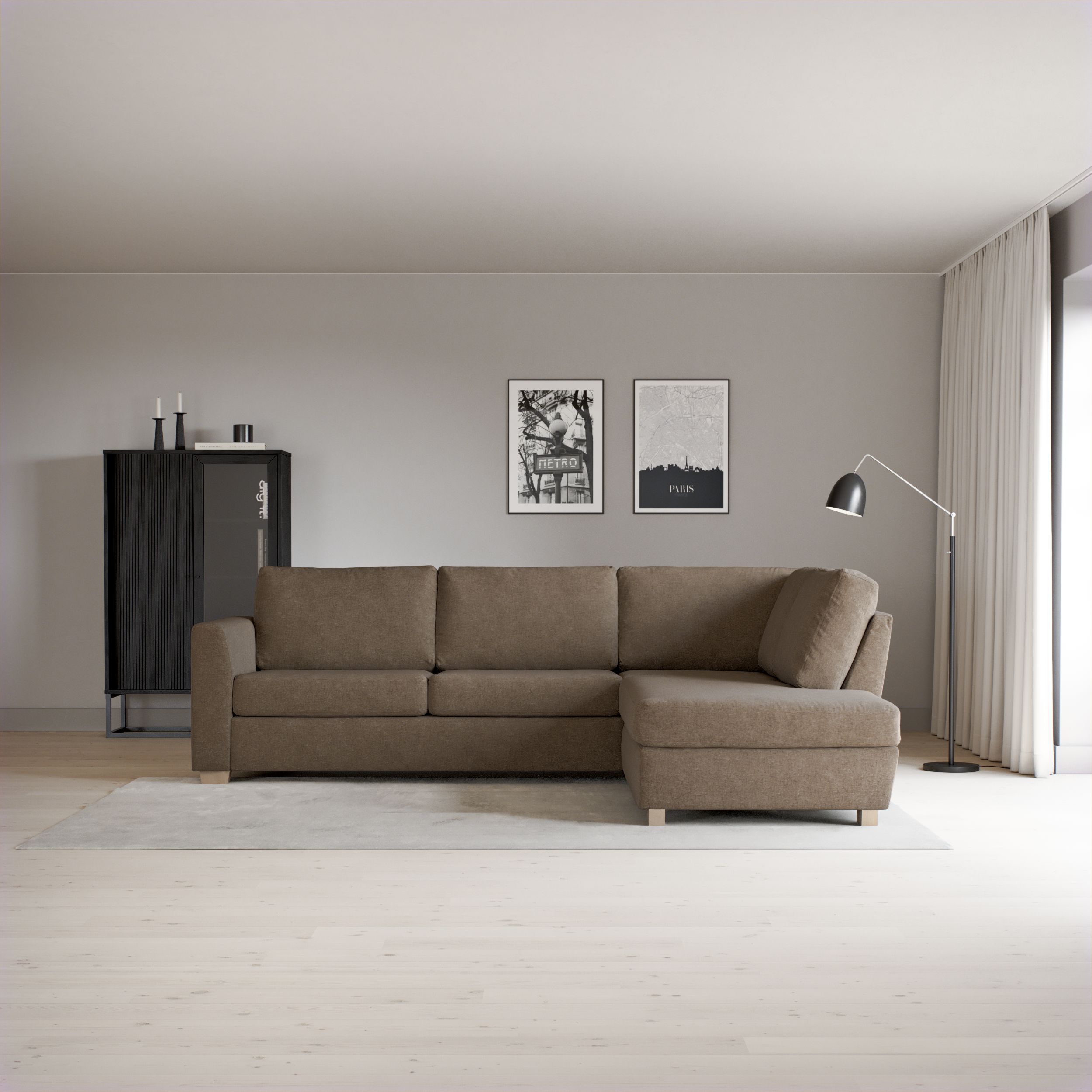 Friday - 2,5-sits soffa med divan höger - inspiration