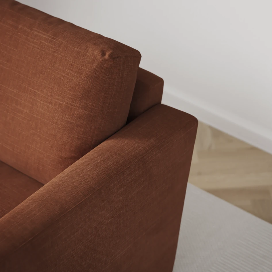 Friday - Hörnsoffa, 2+3-sits - Orange