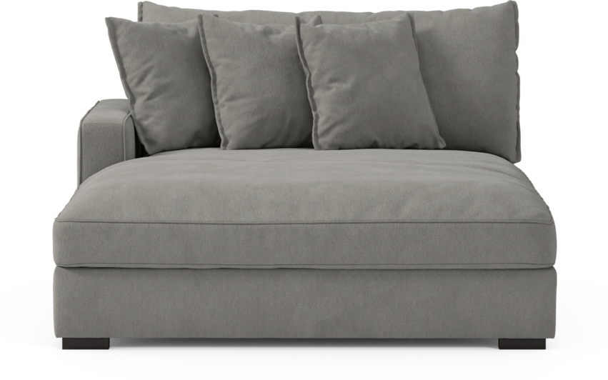 Rossi - Schäslong XL vänster - Grå