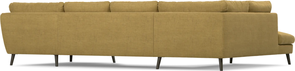 Madison - 2-sits soffa med divan vänster och schäslong höger - Gul