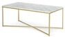 Novali - Soffbord, L 120 cm - Gul