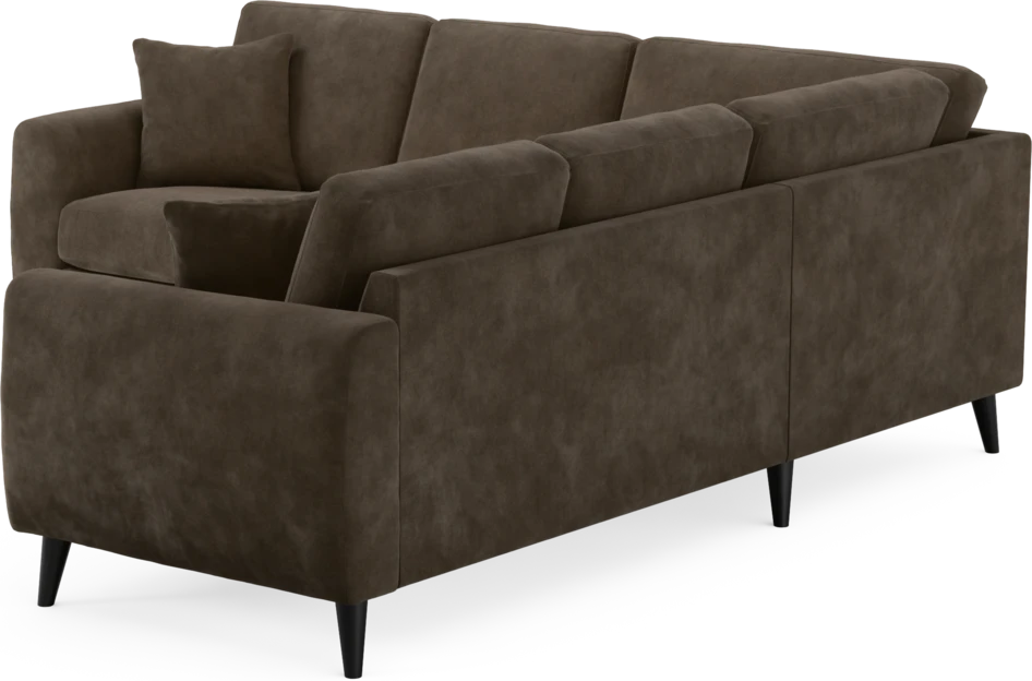 Eden - Hörnsoffa, 2+2-sits - Brun