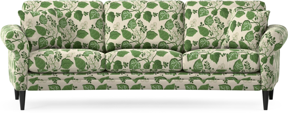 Eden - 3-sits soffa svängd - Flerfärgad