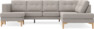 Rio - 3-sits soffa med schäslong vänster och divan höger - Beige