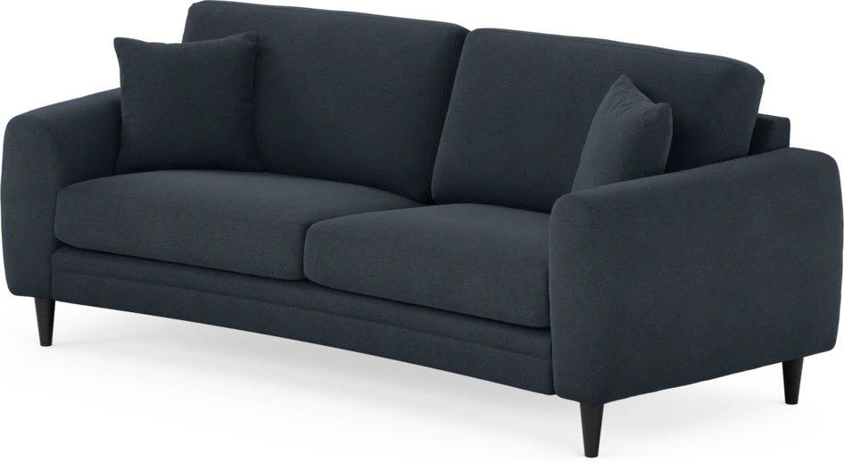 Eden - 2,5-sits soffa svängd - Blå