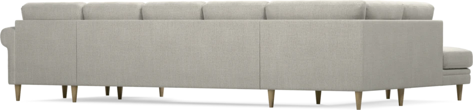 Eden - 3-sits soffa med divan vänster och schäslong höger - Grå