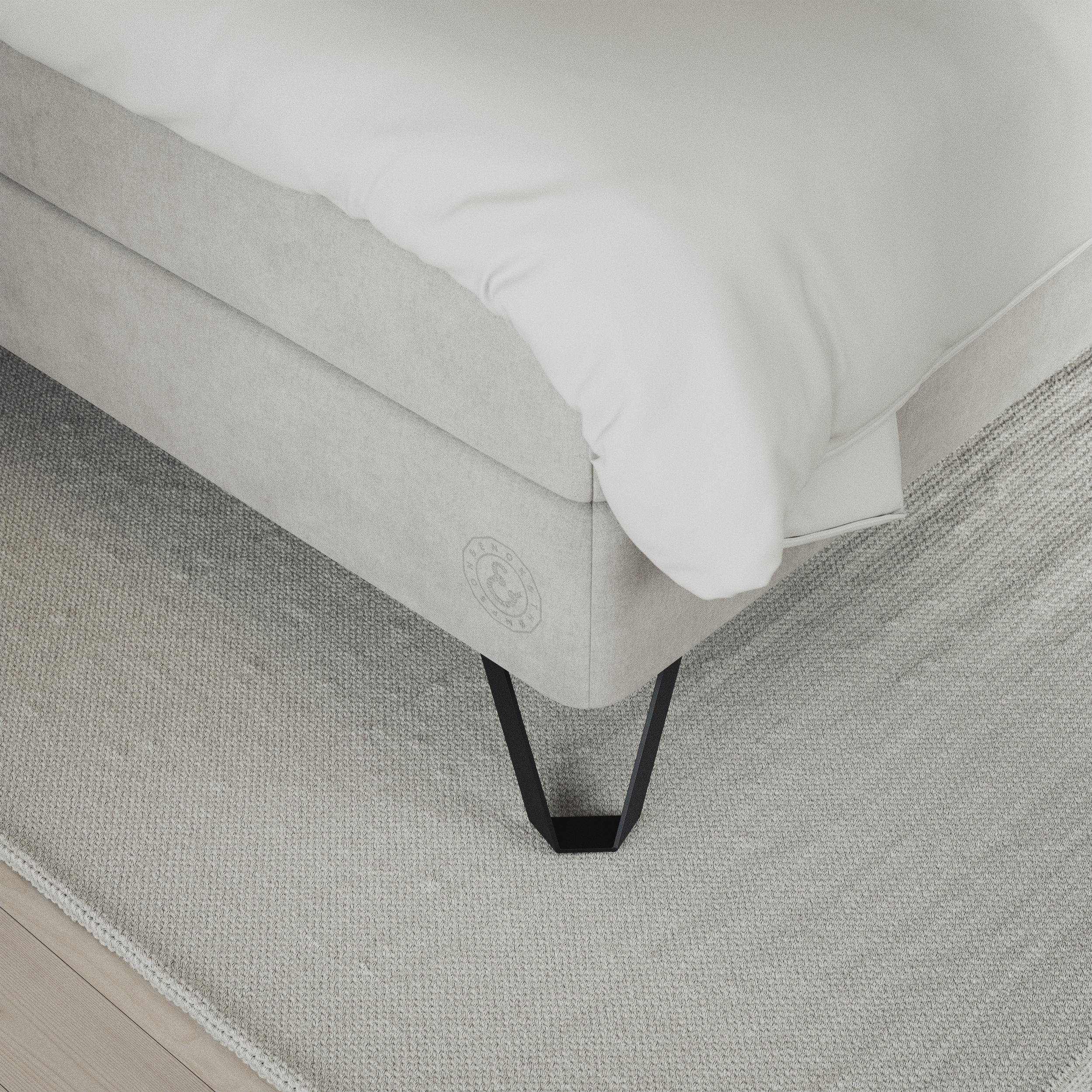 Saltskär Comfort - Kontinentalsäng, dubbelsäng med bäddmadrass Comfort och sängben - inspiration
