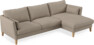 Winston - 3-sits soffa med schäslong, vändbar - Beige