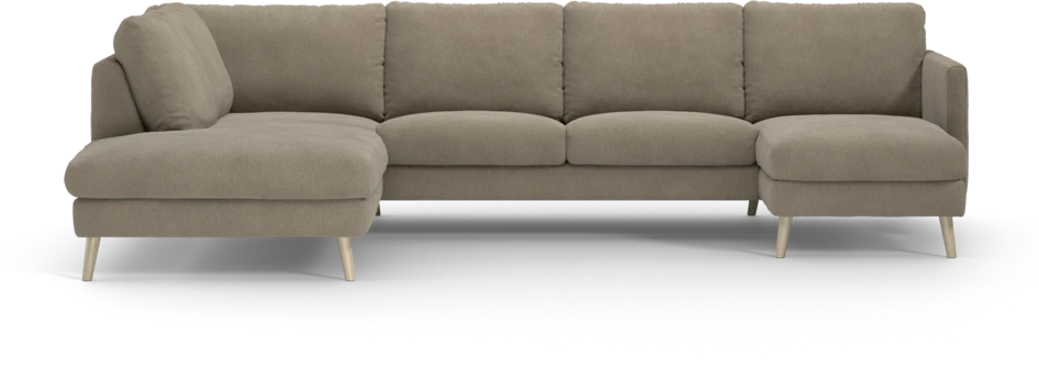 Madison - 2-sits soffa med divan vänster och schäslong höger - Beige