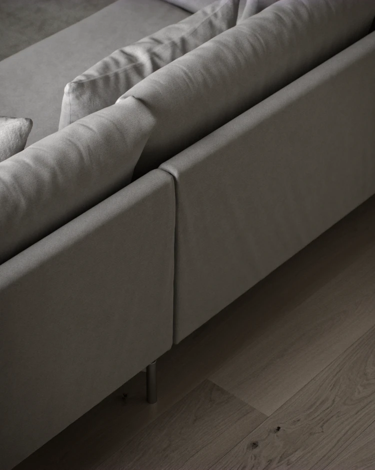 Harper - 3-sits soffa med divan höger - inspiration