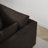 Harper - 3-sits soffa, hel dyna - Brun