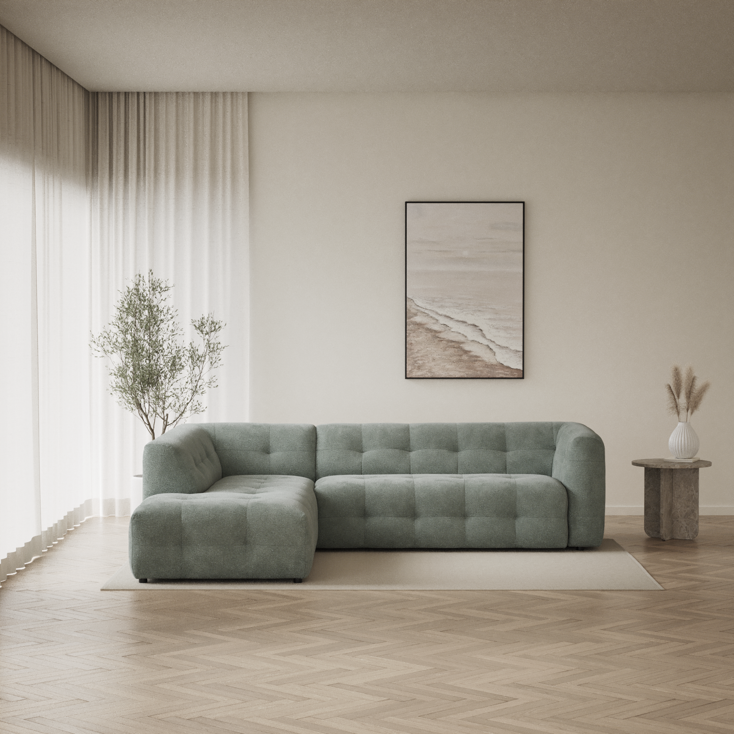 Bella - 3-sits soffa med divan vänster - inspiration