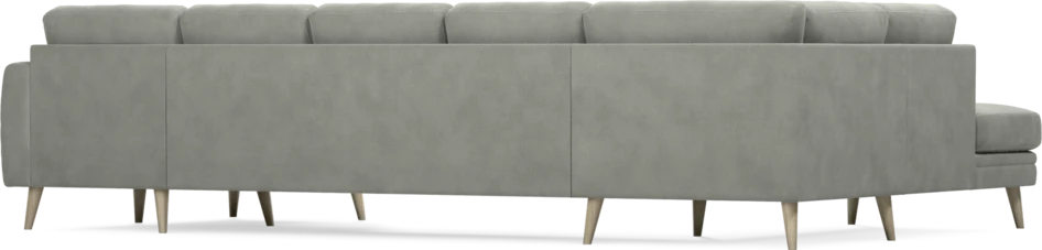 Eden - 3-sits soffa med divan vänster och schäslong höger - Grå