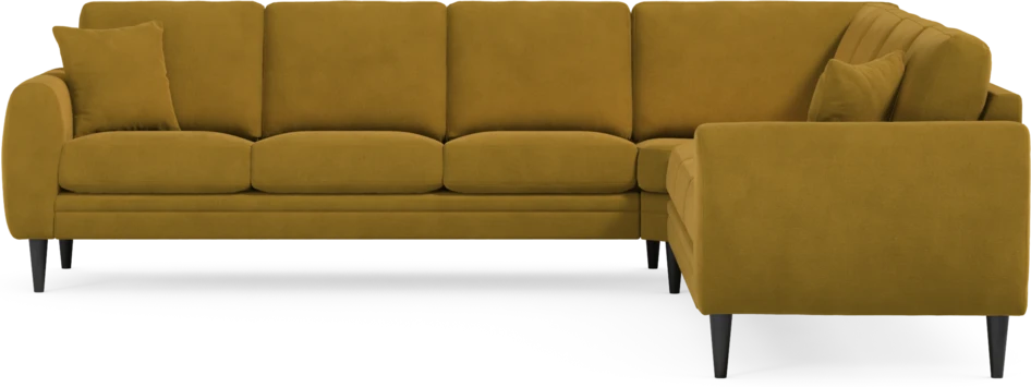 Eden - Hörnsoffa, 3+3-sits - Gul