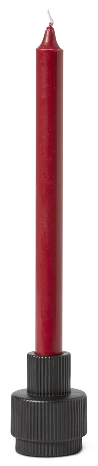 Tindra - Rustikljus, H 28 cm, brinntid 10 h - Röd