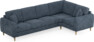 Eden - Hörnsoffa, 3+1-sits - Blå