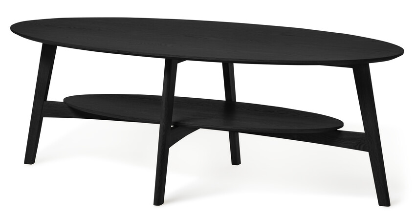 Flora - Soffbord, L 140 B 70 H 50 cm - Svart