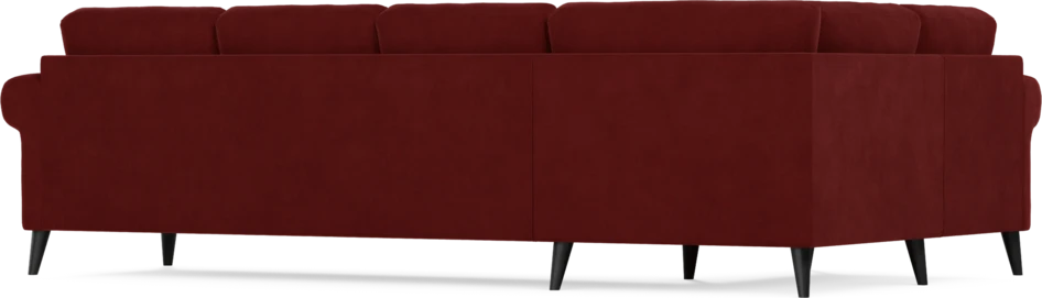 Eden - Hörnsoffa, 1+3-sits - Röd