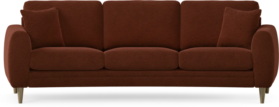 Eden - 3-sits soffa svängd - Orange