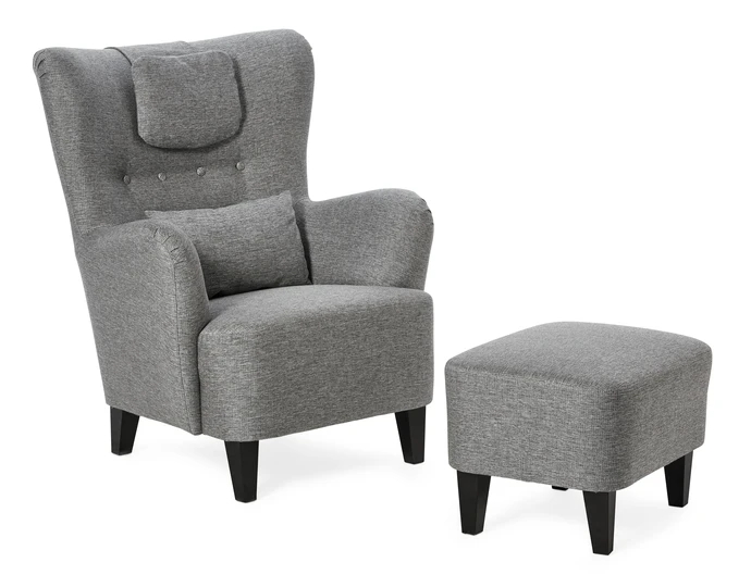 Elin, Fåtölj med fotpall