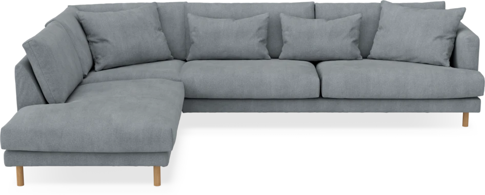 Harper - 3-sits soffa med divan vänster - Grå