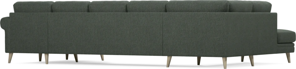 Eden - 3-sits soffa med divan vänster och schäslong höger - Grön