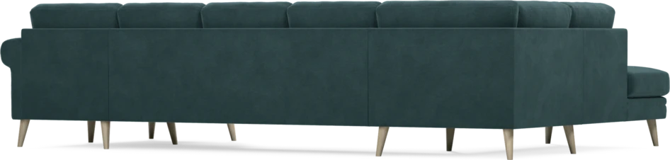 Eden - 3-sits soffa med divan vänster och schäslong höger - Blå