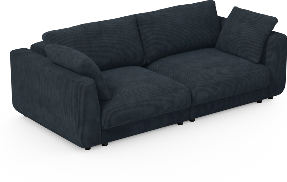 Amie - Bäddsoffa 3-sits - Blå