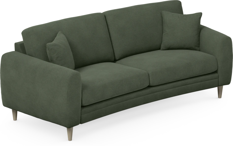 Eden - 2,5-sits soffa svängd - Grön