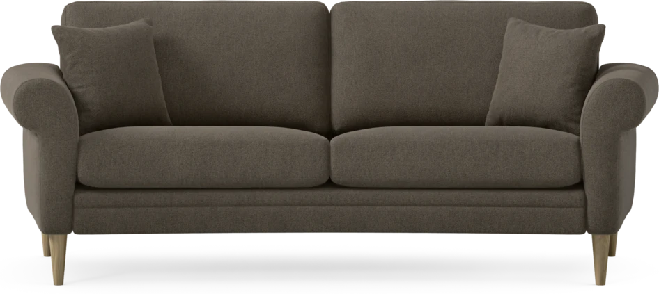 Eden - 2,5-sits soffa svängd - Brun